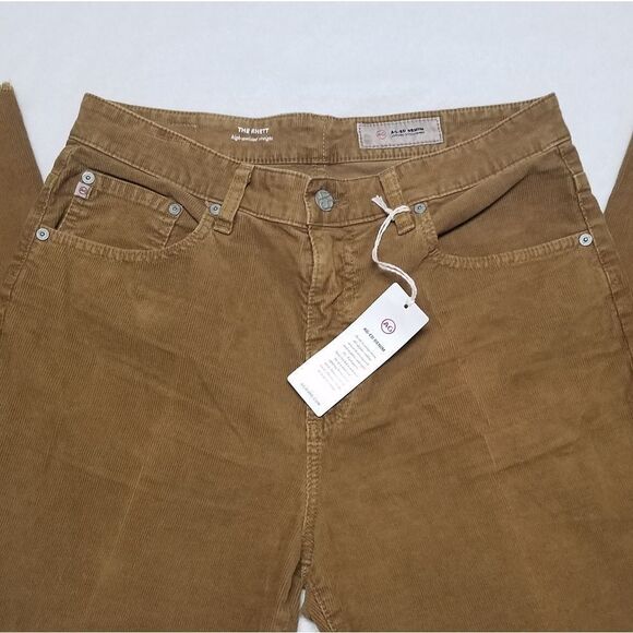 AG the rhett corduroy cropped jeans - Picture 5 of 14